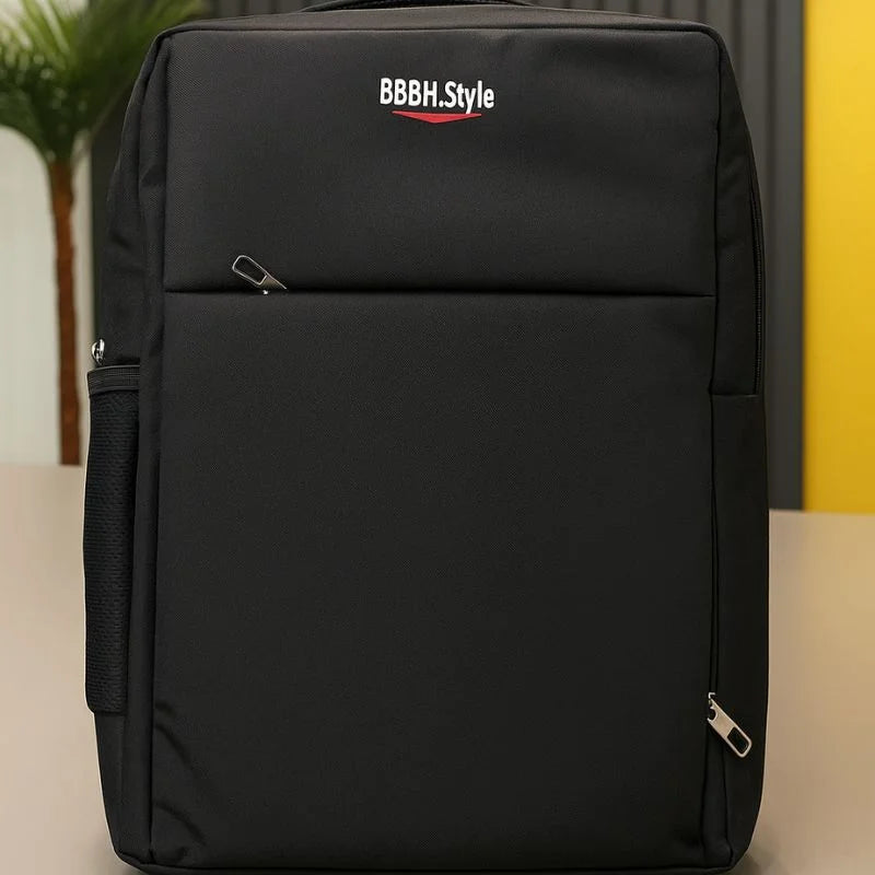 Slim Business Laptop Backpack | Multi-Pockets Black