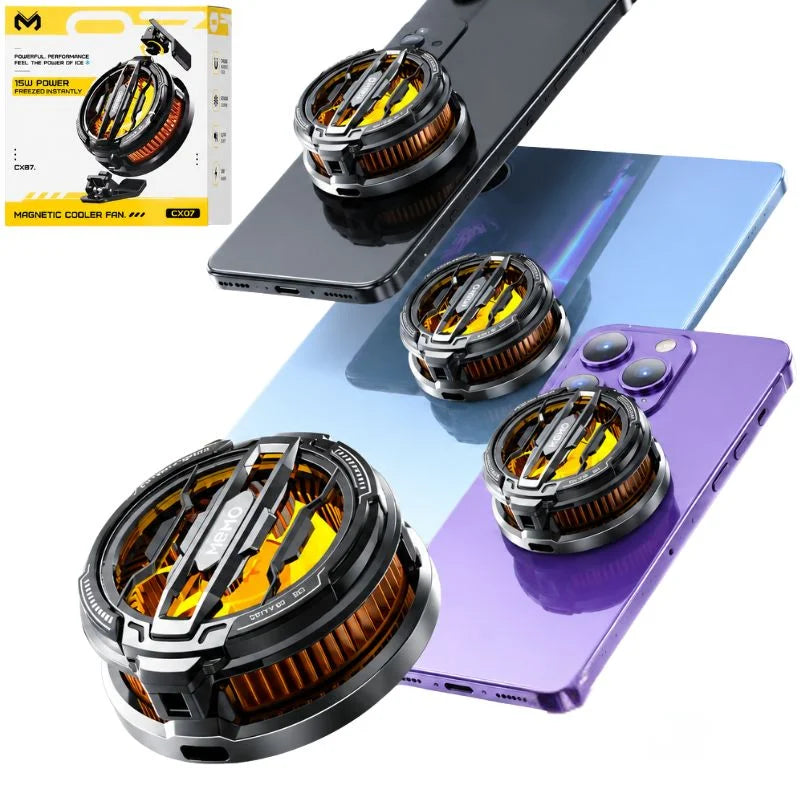 MEMO CX07  Mobile Cooling Fan 15W | Semiconductor Phone Cooler Magnetic Mobile Radiator for Android & iPhone