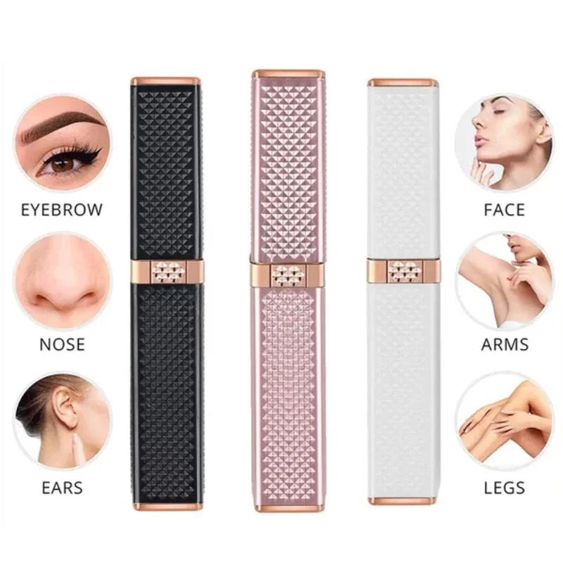 2-in-1 Flawless Facial Hair Remover USB Rechargeable