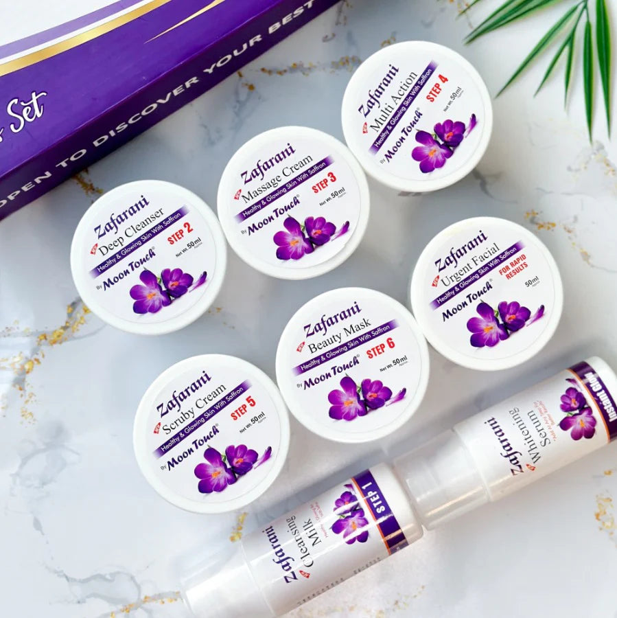 Moon Touch Zafrani Facial Kit (8 Pcs)