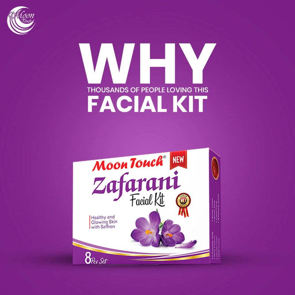Moon Touch Zafrani Facial Kit (8 Pcs)
