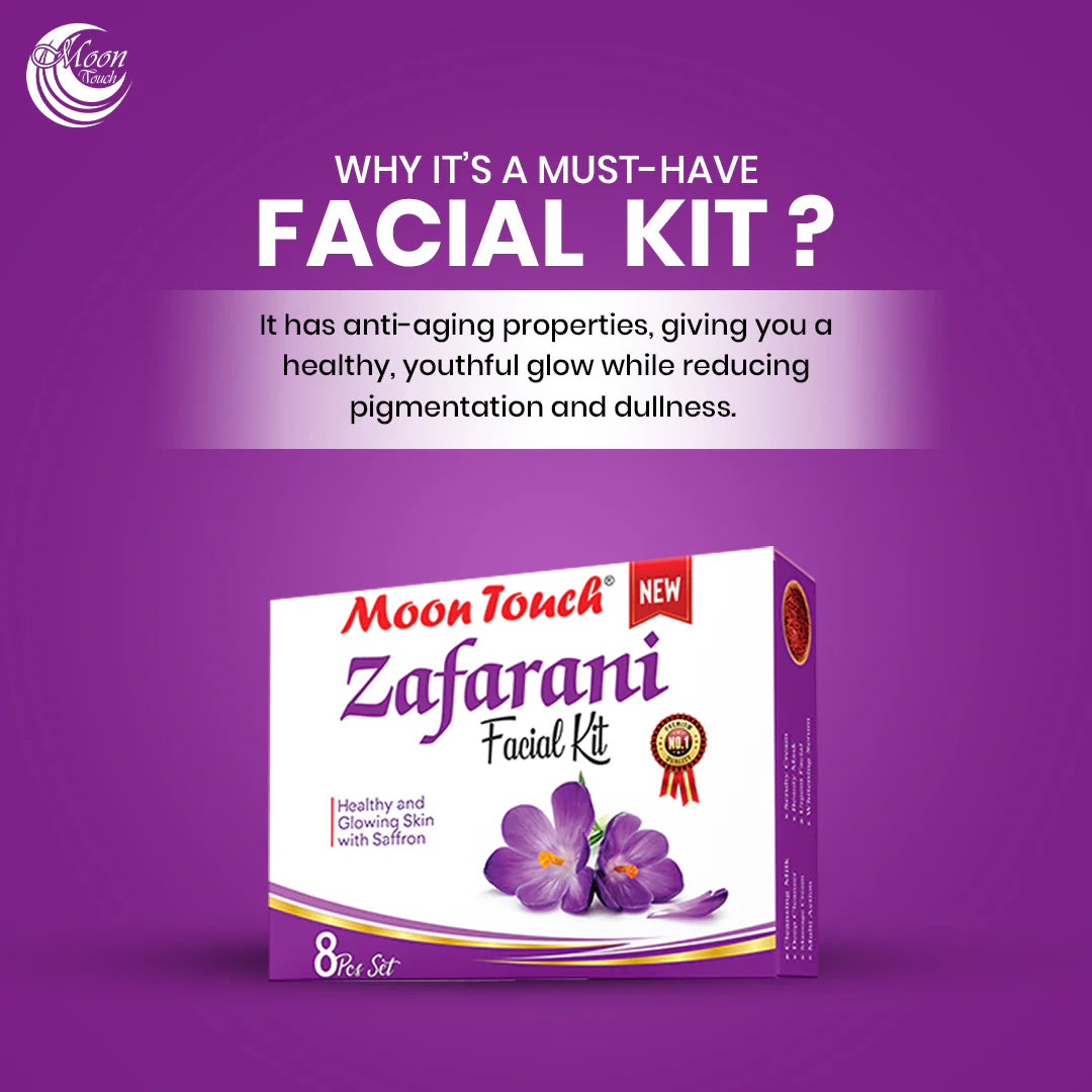 Moon Touch Zafrani Facial Kit (8 Pcs)
