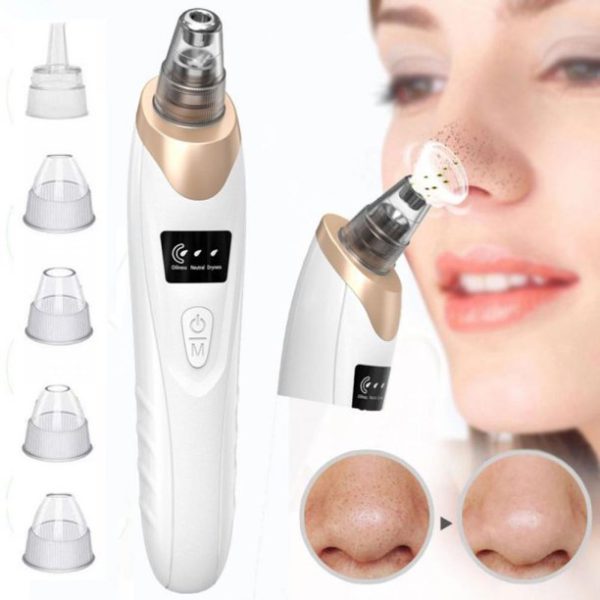 Blackhead Suction Remover Portable Pore Cleaner with LED Display