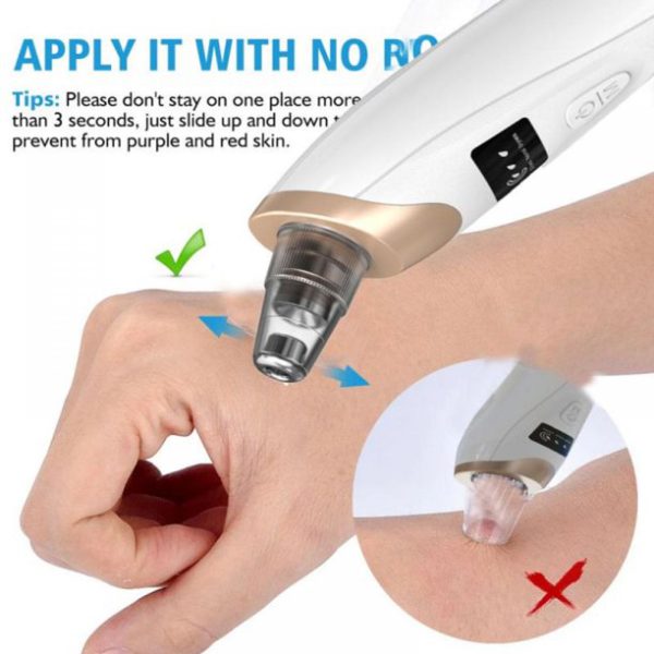 Blackhead Suction Remover Portable Pore Cleaner with LED Display