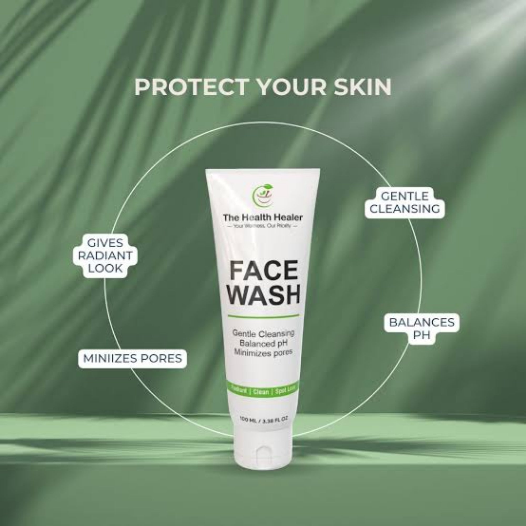 Brightening Glow Kit by The Health Healer | Face Wash, Scrub