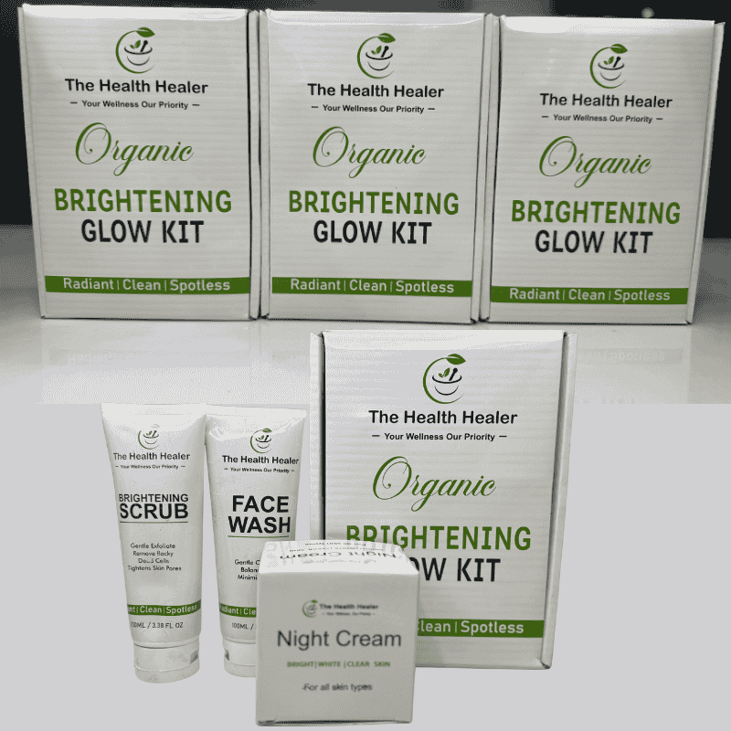 Brightening Glow Kit by The Health Healer | Face Wash, Scrub