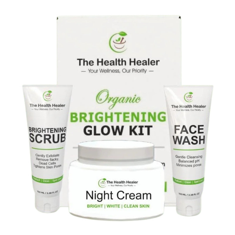 Brightening Glow Kit by The Health Healer | Face Wash, Scrub