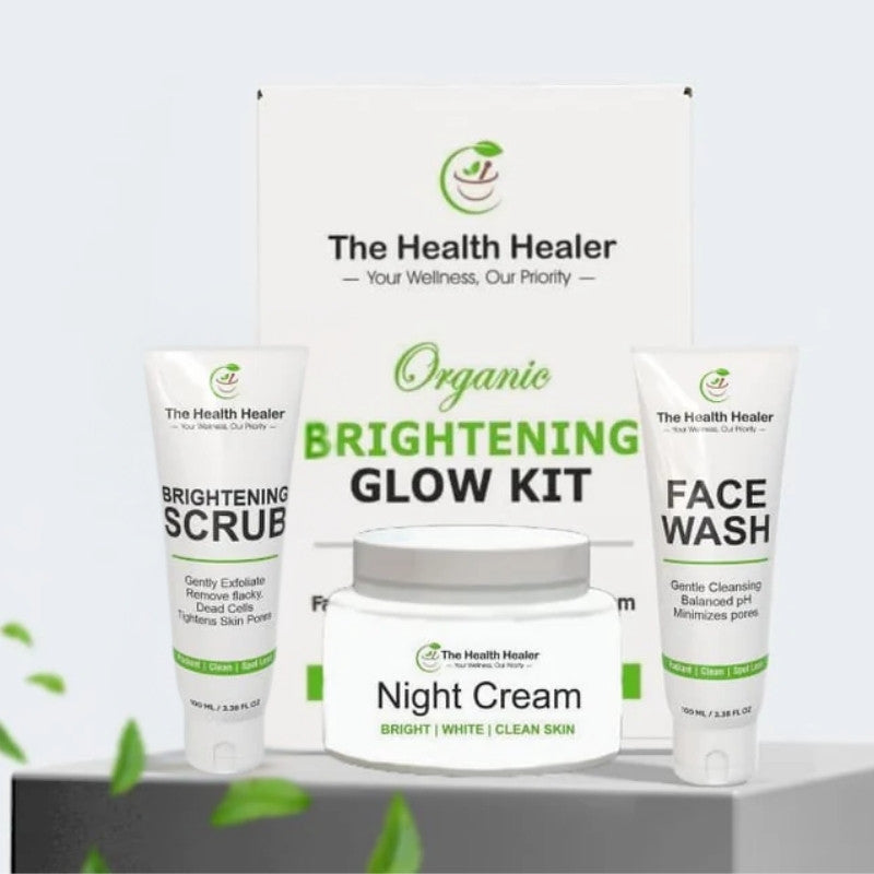 Brightening Glow Kit by The Health Healer | Face Wash, Scrub