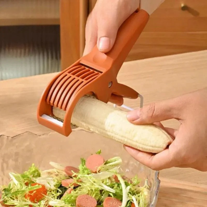 Multipurpose Vegetable Chopper & Fruit Cutter with 5 Stainless Steel Blades | Multiple Color