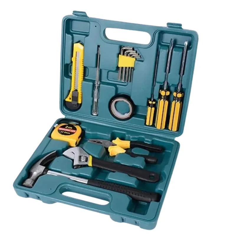12-in-1 Home Tool Kit  | Multi-Purpose Repair Tool Set | Hardware Tool Durable Storage Box
