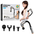 Rechargeable Massage Gun with 4 Interchangeable Heads | Full Body Muscle Relaxation
