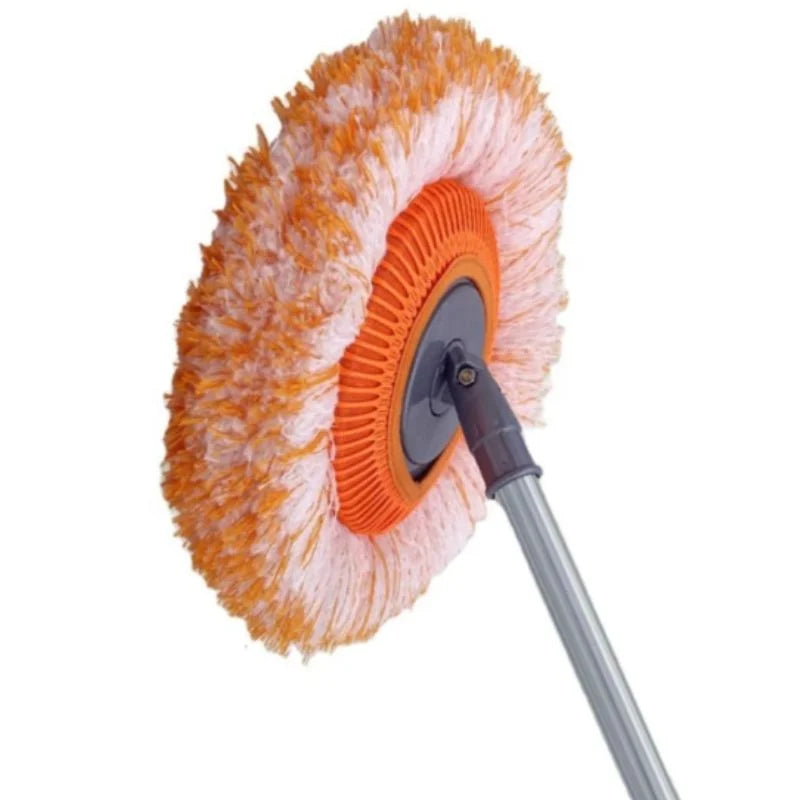Sunflower Shape Cleaning Mop | 360° Rotating Extendable Microfiber | For Walls, Floors, Bathroom and Windows