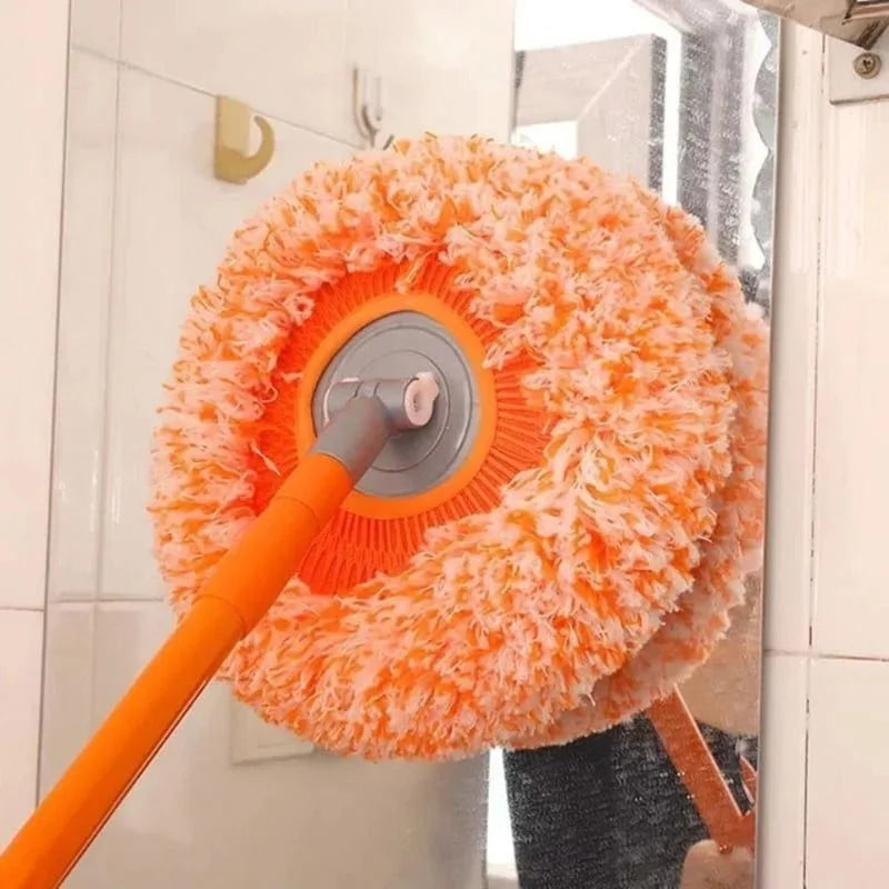 Sunflower Shape Cleaning Mop | 360° Rotating Extendable Microfiber | For Walls, Floors, Bathroom and Windows