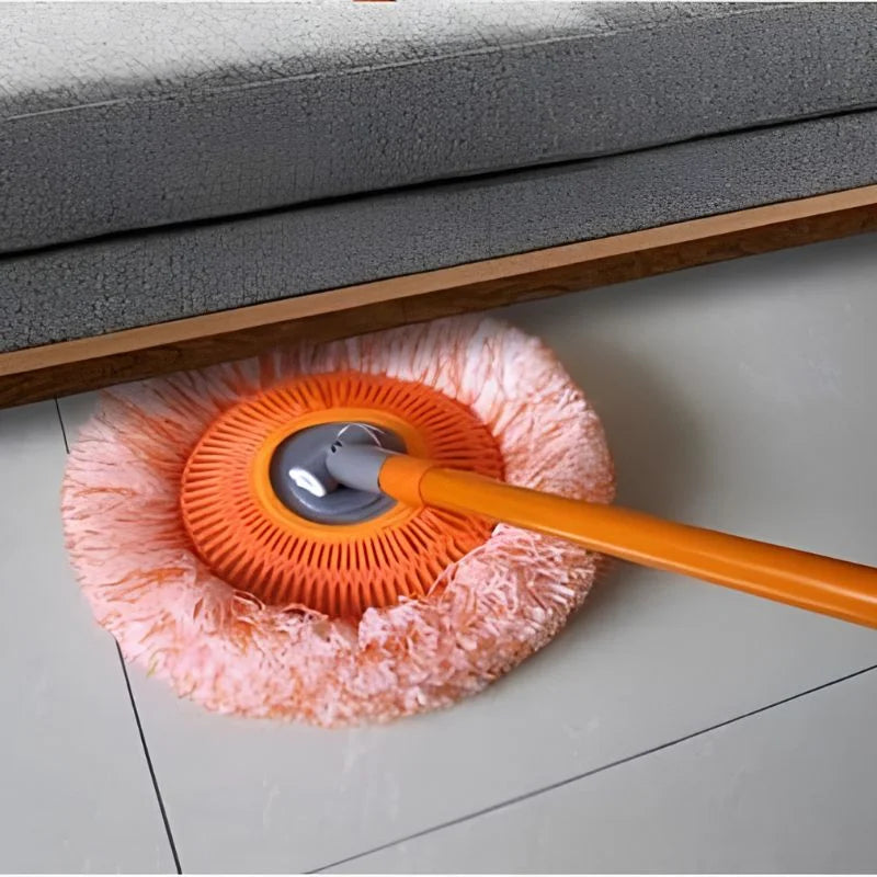 Sunflower Shape Cleaning Mop | 360° Rotating Extendable Microfiber | For Walls, Floors, Bathroom and Windows